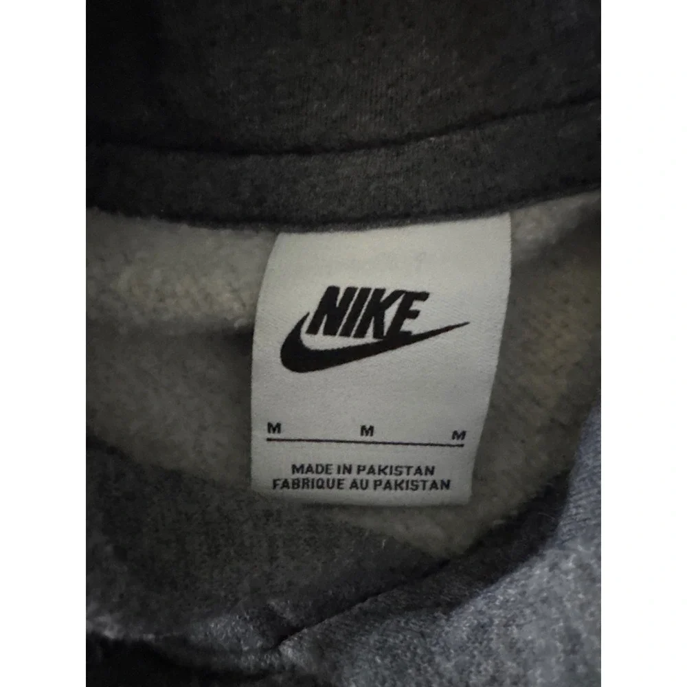 Nike Mens Sportswear Club Fleece Hoodie Charcoal Grey BV2654-071 Medium